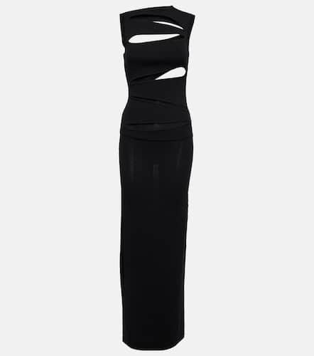 Cutout ribbed-knit paneled midi dress - Christopher Esber - Modalova