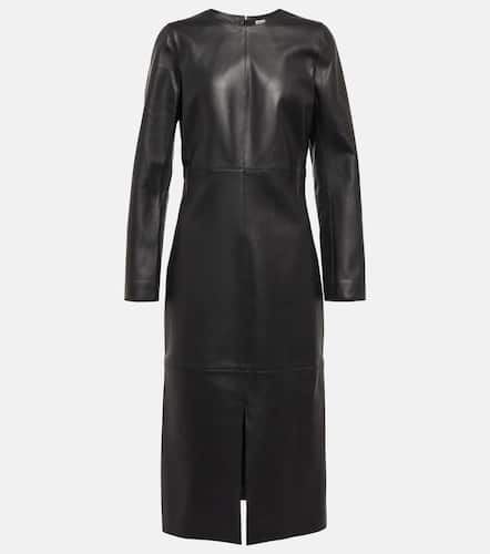 Toteme Paneled leather midi dress - Toteme - Modalova