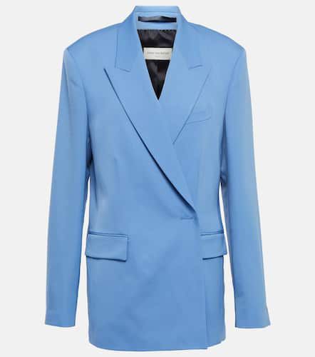 Wool gabardine blazer - Dries Van Noten - Modalova