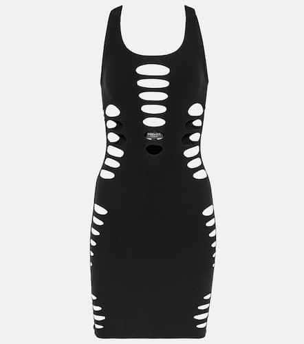 Versace Cutout jersey minidress - Versace - Modalova