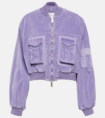 Blumarine Bomber in velluto - Blumarine - Modalova