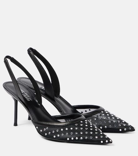 Lidia 70 embellished mesh slingback pumps - Paris Texas - Modalova