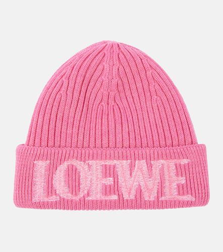 Loewe Logo wool beanie - Loewe - Modalova