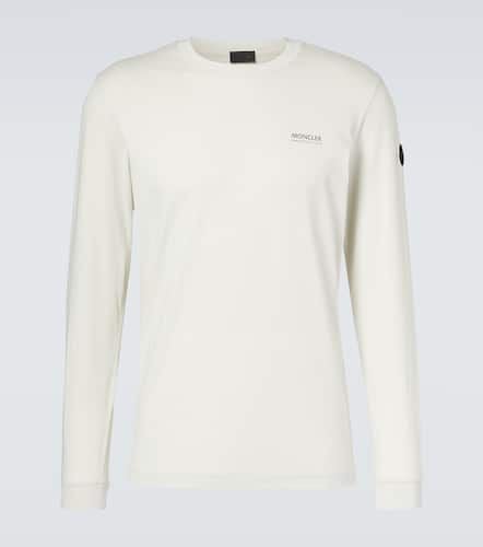 Top in jersey di cotone con logo - Moncler - Modalova