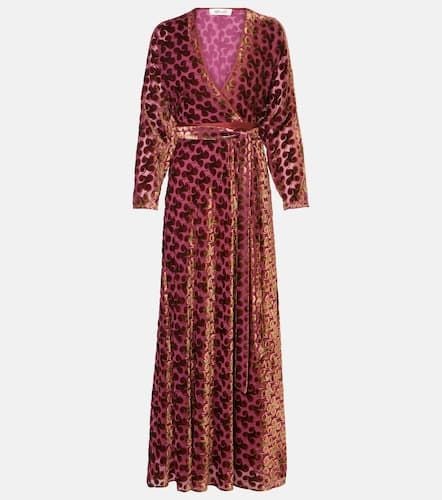 Babette velvet wrap maxi dress - Diane von Furstenberg - Modalova