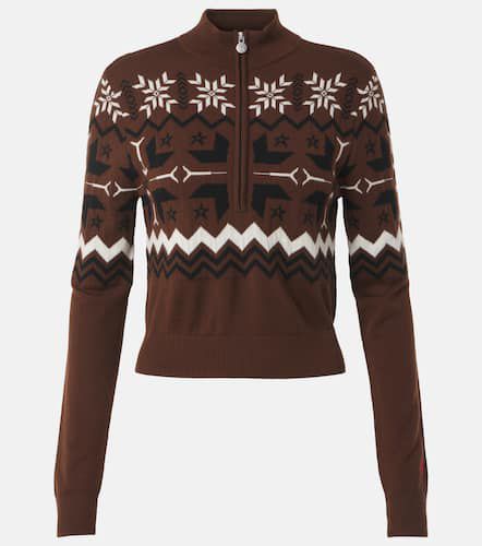 Nordic intarsia wool half-zip sweater - Perfect Moment - Modalova