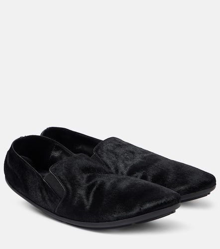 Vincit pony hair slip-on shoes - The Row - Modalova