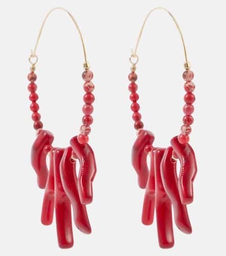 Jolana embellished hoop earrings - Isabel Marant - Modalova