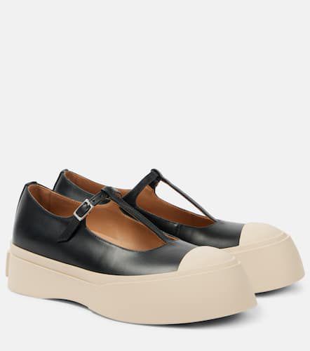 Ballerine Mary Jane in pelle con plateau - Marni - Modalova