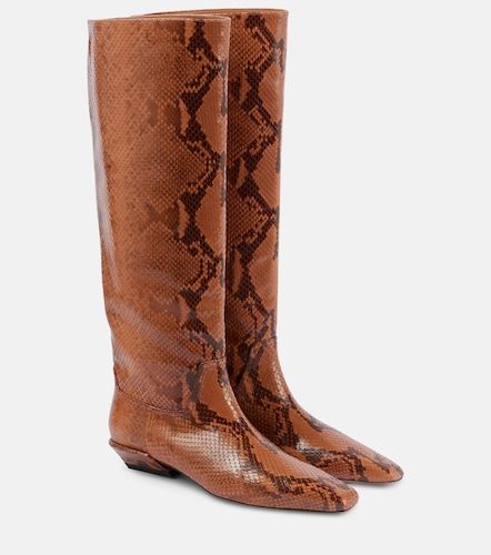 Botas Bettina de piel grabada - Paris Texas - Modalova