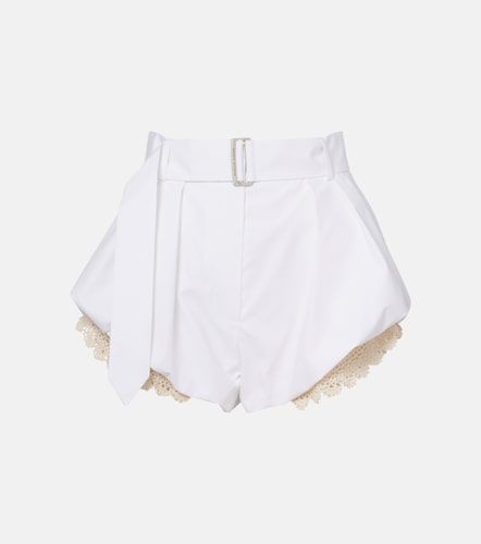 Shorts en mezcla de algodón con croché - Magda Butrym - Modalova