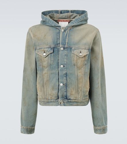 Chaqueta de denim con capucha - Acne Studios - Modalova
