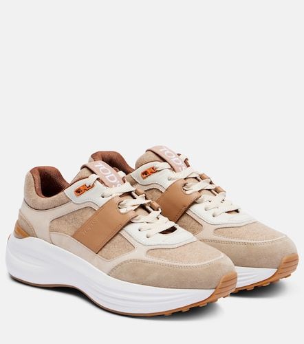 Tod's Leather-trimmed sneakers - Tod's - Modalova