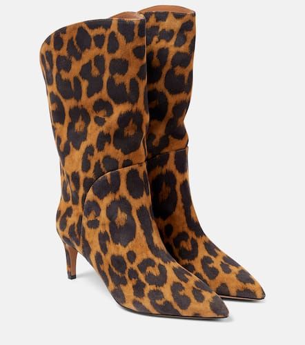 Gaia 60 leopard-print suede boots - Paris Texas - Modalova