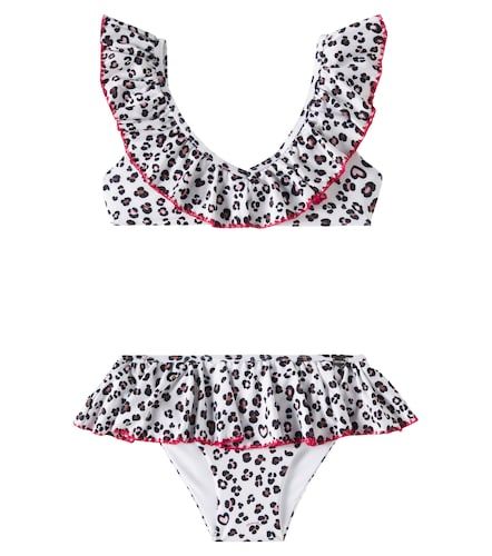 Bikini estampado de leopardo con volantes - Monnalisa - Modalova