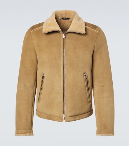 Tom Ford Lederjacke mit Shearling - Tom Ford - Modalova