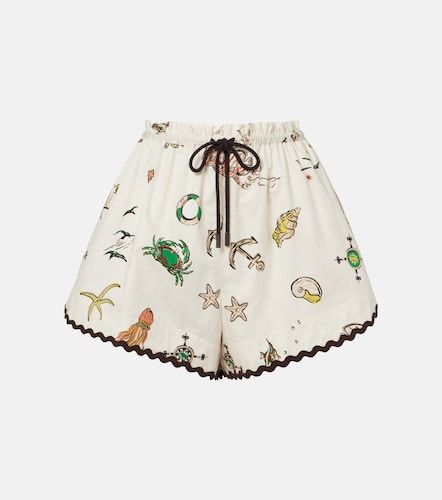 Alémais Shorts de algodón estampados - Alemais - Modalova