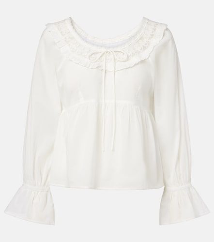 Bluse Danielle aus Baumwolle mit Spitze - Posse - Modalova