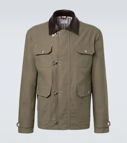 Cotton-blend gabardine field jacket - Brunello Cucinelli - Modalova