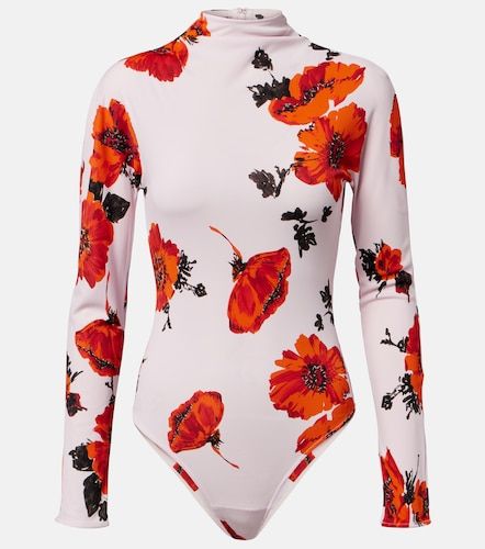 Alaia Floral jersey bodysuit - Alaia - Modalova
