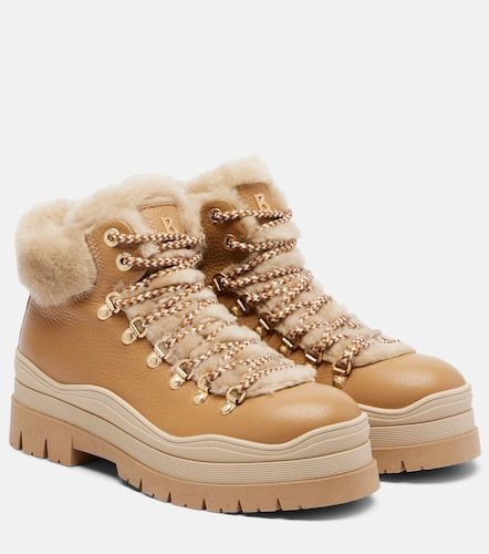 Stivaletti Arosa in pelle e shearling - Bogner - Modalova