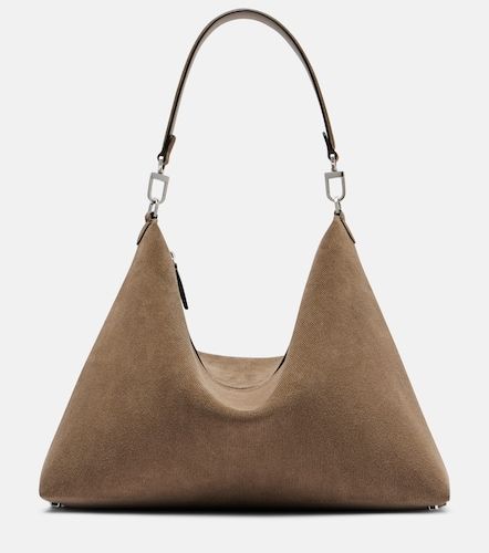 Borsa a spalla Bevel Medium in suede - Toteme - Modalova