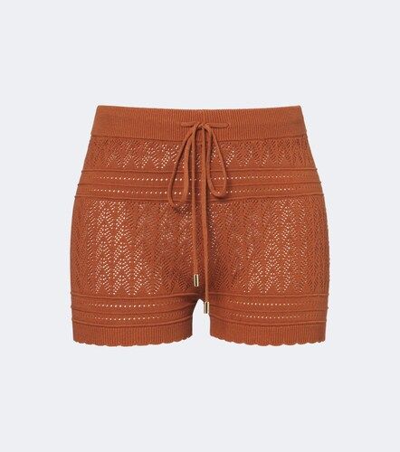 Shorts de pointelle de algodón Helena - Melissa Odabash - Modalova