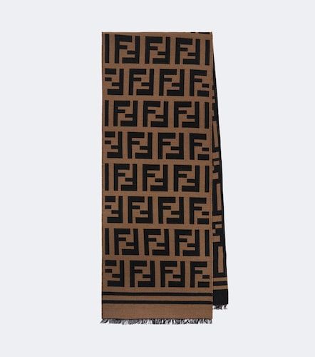 Fendi FF Zucca wool and silk scarf - Fendi - Modalova