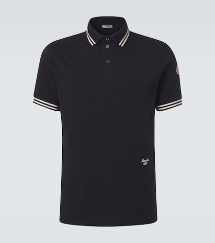 Moncler Polo de piqué de algodón - Moncler - Modalova