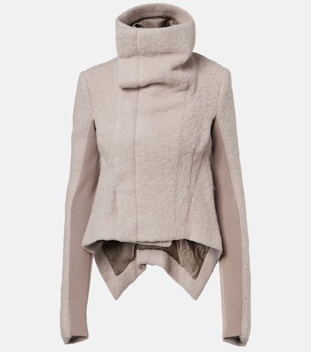 Asymmetrische Jacke aus einem Alpakawollgemisch - Rick Owens - Modalova