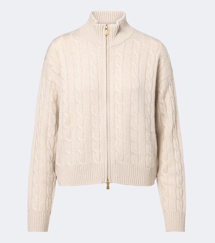 Cable-knit cashmere zip-up sweater - Eleventy - Modalova