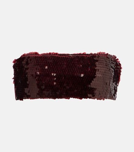 Sequined bandeau top - Adriana Degreas - Modalova