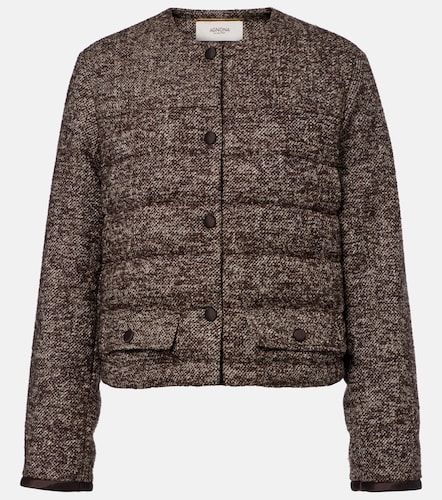 Cropped wool-blend puffer jacket - Agnona - Modalova