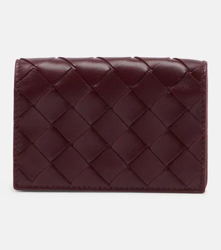 Intrecciato leather card holder - Bottega Veneta - Modalova