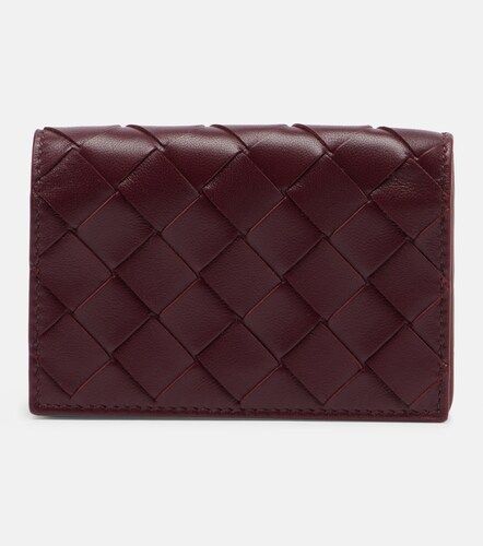 Tarjetero de piel Intrecciato - Bottega Veneta - Modalova