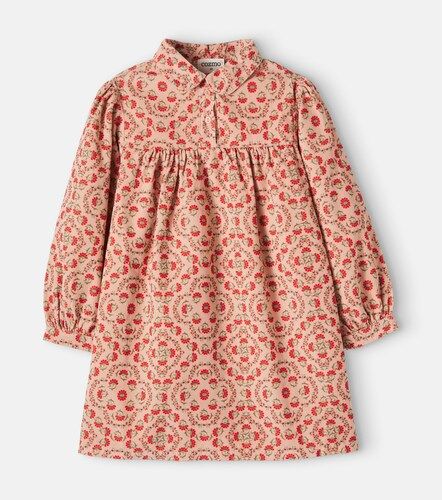 Vestido de pana de algodón floral - Cozmo - Modalova