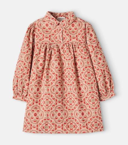 Vestido de pana de algodón floral - Cozmo - Modalova