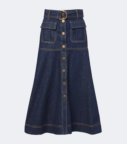 Zimmermann Midirock aus Denim - Zimmermann - Modalova