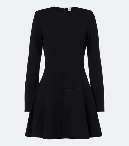 Toteme Pleated wool-blend minidress - Toteme - Modalova