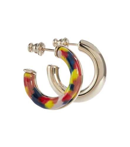 Chloé Jamie lacquered hoop earrings - Chloe - Modalova