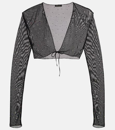 OsÃ©ree Gem embellished mesh shrug - Oseree - Modalova