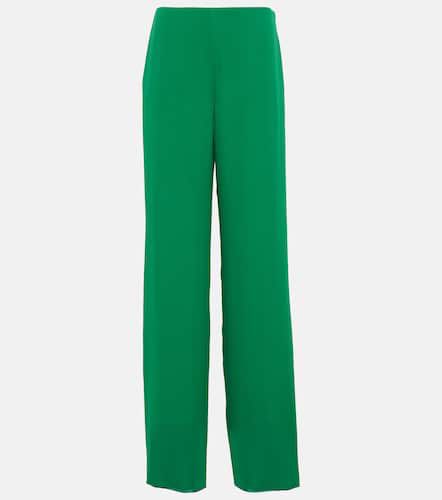 High-rise wide-leg silk pants - Valentino - Modalova