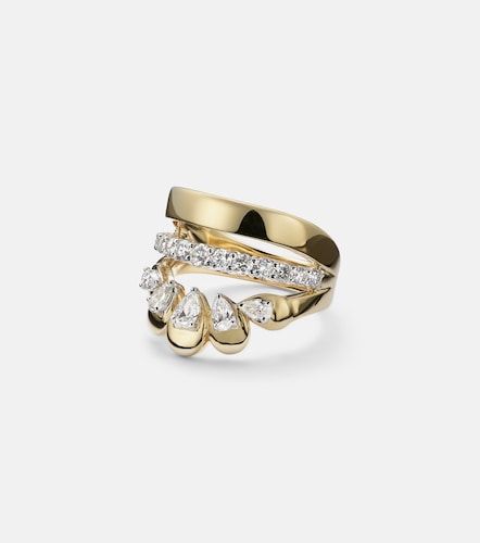 Anello in 18kt con diamanti - Yeprem - Modalova