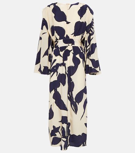 Ancient Tropics printed silk midi dress - Johanna Ortiz - Modalova