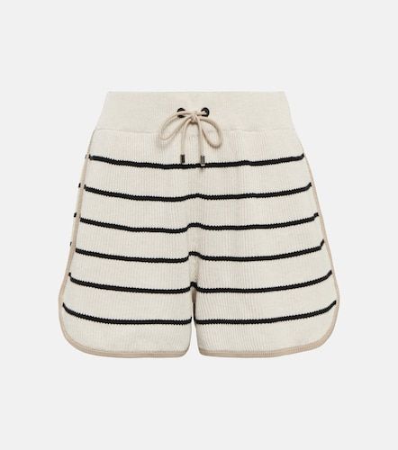 Shorts de algodón a rayas - Brunello Cucinelli - Modalova