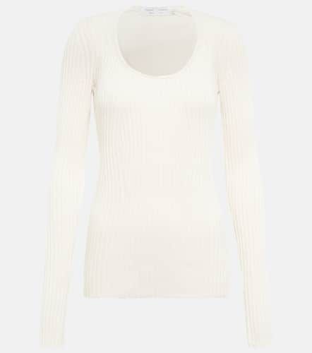 Label ribbed-knit sweater - Proenza Schouler - Modalova