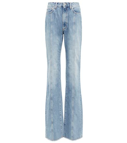 Jeans flared con paneles de tiro alto - Alessandra Rich - Modalova