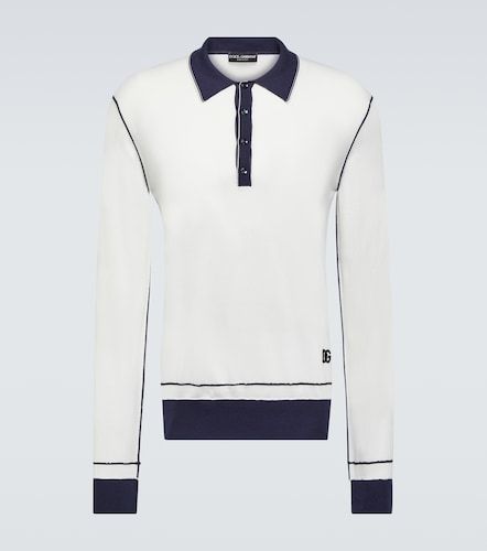 Dolce&Gabbana Jersey polo de seda - Dolce&Gabbana - Modalova