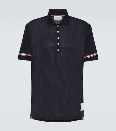 RWB Stripe cotton polo shirt - Thom Browne - Modalova