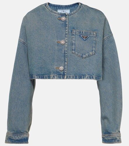 Prada Cropped-Jeansjacke - Prada - Modalova